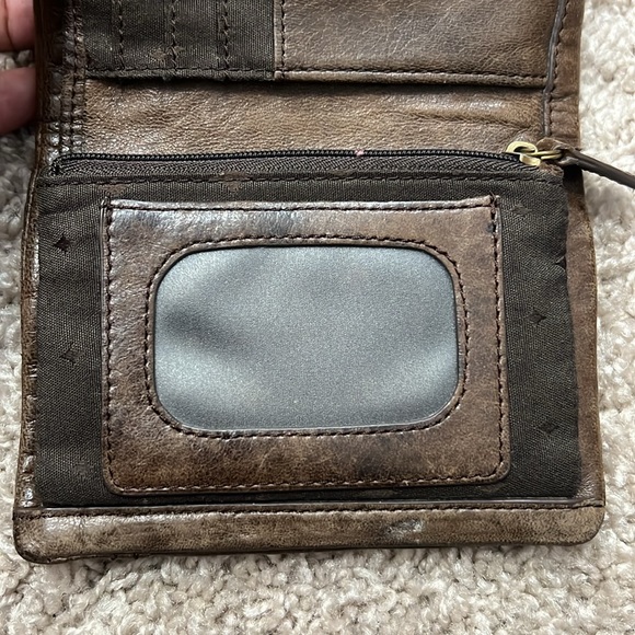 Fossil brown leather wallet - Picture 14 of 16